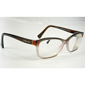 Coach HC6089 Womens Rectangular 51-16-135 Purple Brown Eyeglasses Frames Only
